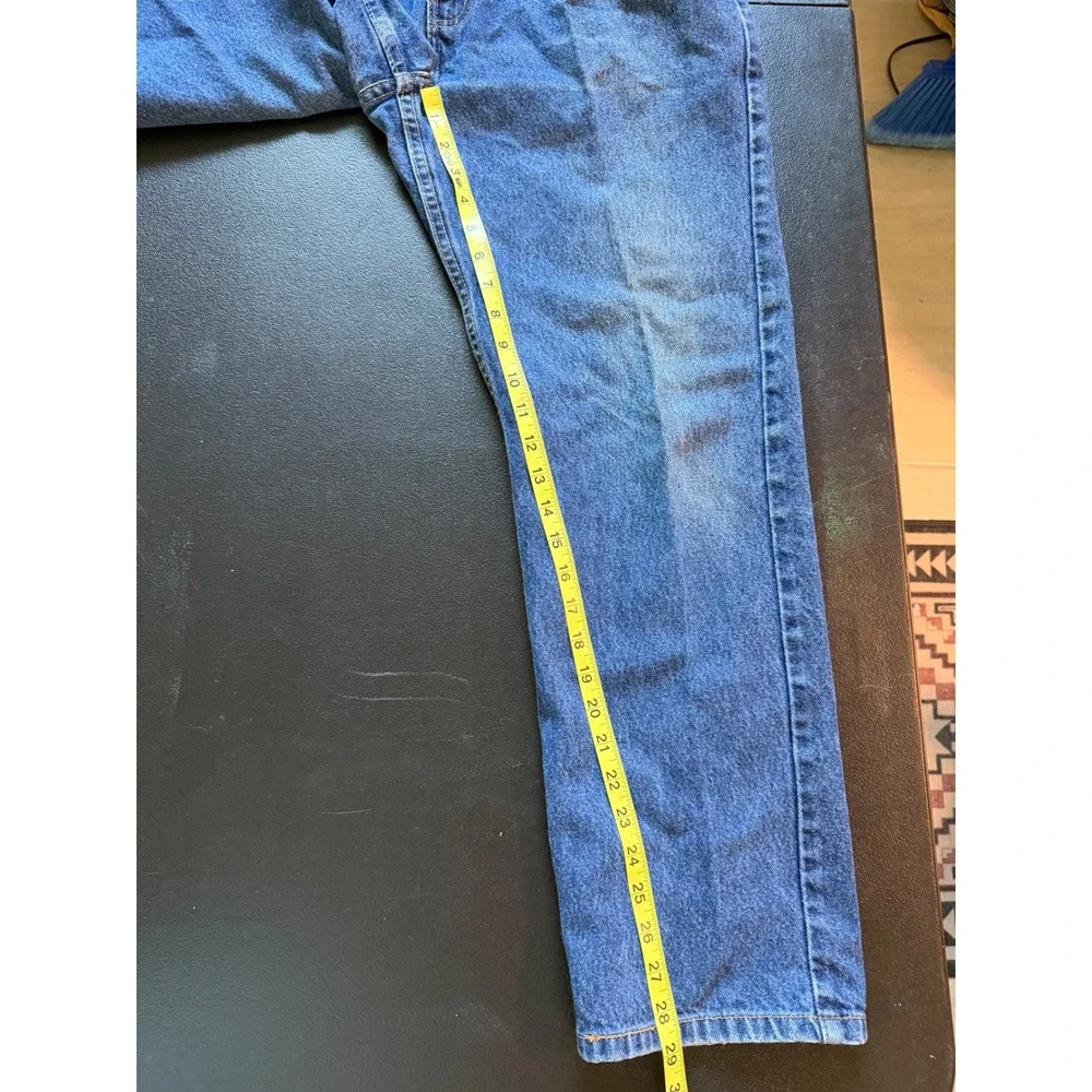 Levis 505 Regular Fit Jeans Mens 36x29 Blue Denim Straight Leg 0901 505-0216